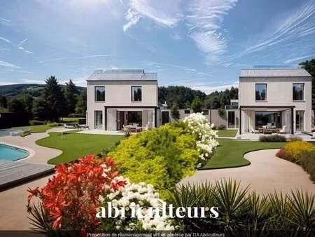 terrain constructible 408m² viabilisé avec permis de construire déposé de 94m2 à rognes 13
