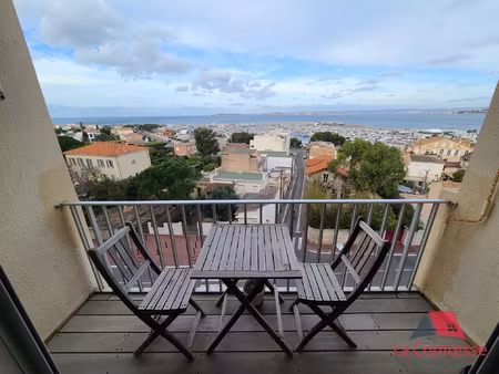 t2 meuble avec balcon quartier pointe rouge
