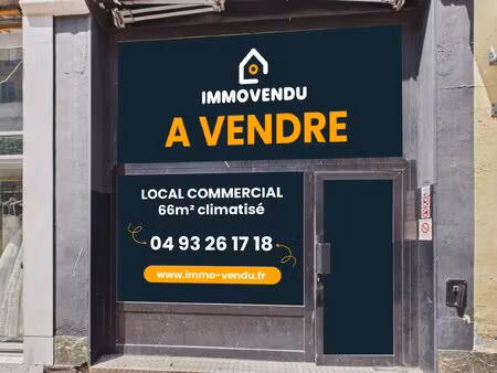 achat local commercial 66m² nice 06000