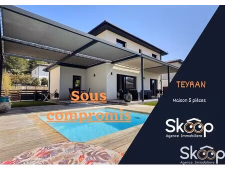 vente villa contemporaine 4 pieces avec piscine - 34820 teyran