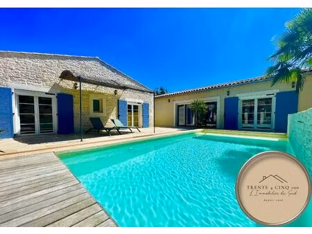 superbe villa contemporaine de style mas provençal avec piscine