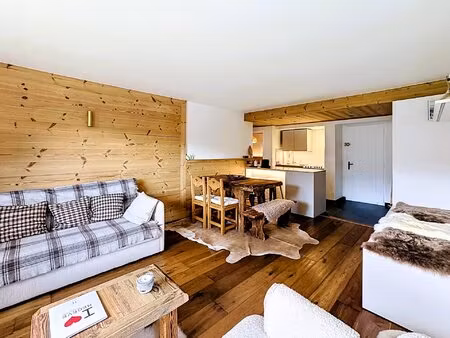 appartement 2 chambres 50m² rochebrune-megève (74120)