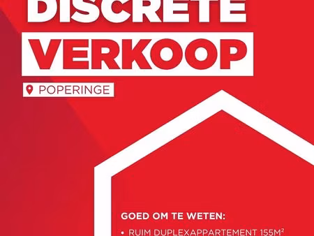 appartement te koop in poperinge met 3 slaapkamers