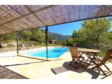 proche vaison - maison + 2 gîtes avec vue et piscine