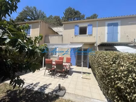 a 5 min du centre d'anduze  maison f4 avec terrasses  jardin et garage