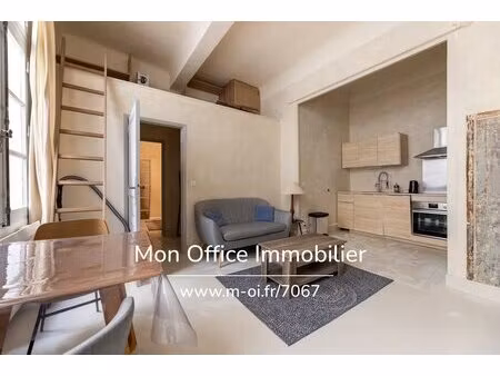 référence : 7067-eth - exclusivité - appartement - t2 - 40m2 - calme - quartier precheurs.