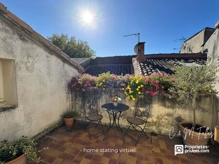 maison de village - terrasse plein sud - garage - proche gorges de l'ardèche