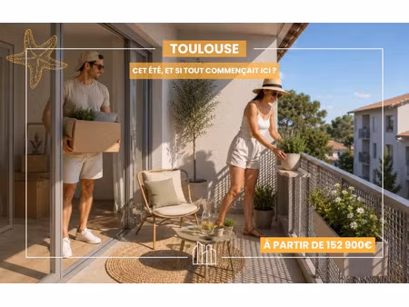 vente appartement neuf 4 pièces 83m2 toulouse - 392900 € - surface privée