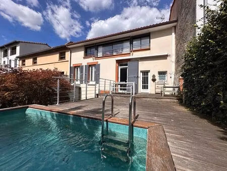maison à vendre 5 pièces (31) toulousaine - t5 - metro canal du midi - piscine - jardin -.