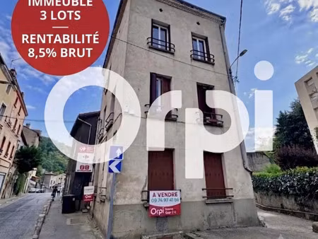vente immeuble 169 m² saint-martin-la-plaine (42800)