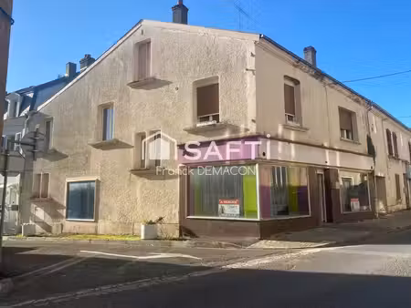 immeuble de rapport avec local commercial et appartement  centre-ville de montmédy