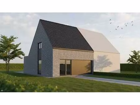 nieuw te bouwen halfopen bebouwing te lembeek