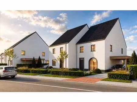 nieuwbouw halfopen bebouwing op ruime percelen te zottegem