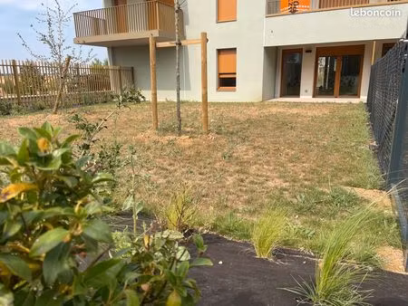 appartement t3 neuf 61 59 m² avec jardin privatif de 102 m²  terrasse  parking et cave – é