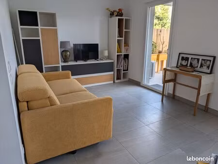 antibes-cannes gd studio terrasse jardin piscine