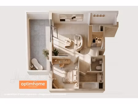 vente appartement 2 pièces 43 m² à montpellier (34000)  258 000 €