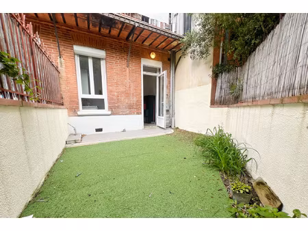 toulouse saint sernin t1bis avec jardin et terrasse