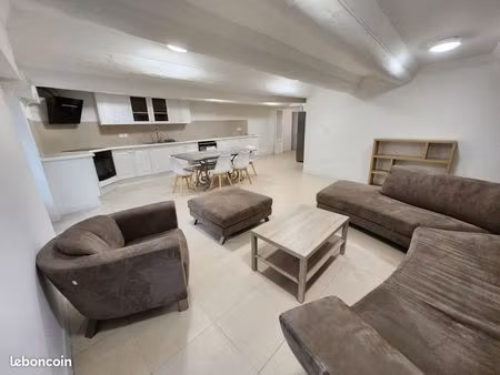 appartement 140m2 refait à neuf  meublé  idéal colocation