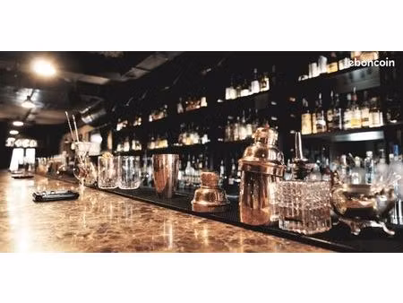 bar-restaurant licence iv  130m2 + terrasse  cave et annexes