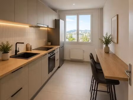 exclusivite - appartement t4 de 83 75 m² - balcon  cave et parking – résidence sécurisée -