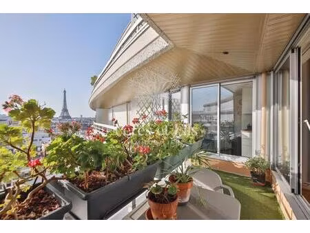 appartement rare avec vue exceptionnelle et balcons  en très bon état - quartier cambronne