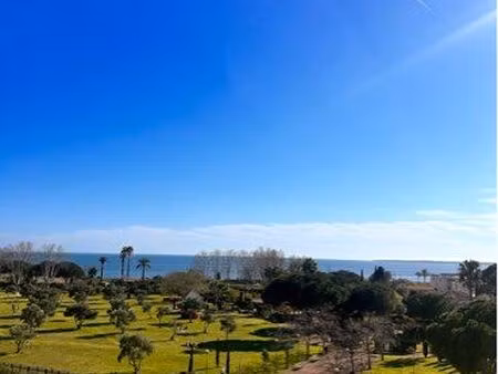 appartement 3 pièces de 57 m² – vue mer – terrasse – piscine – parking – juan-les-pins