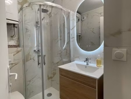 studio meublé 20 m² entièrement rénové – nice est (06300) – bail meublé 1 an