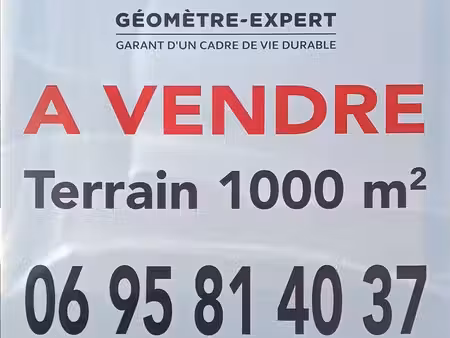 terrain à vendre