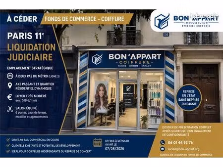 fonds de commerce paris