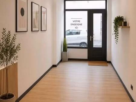 local commercial 20m² + studio de fonction 23m²