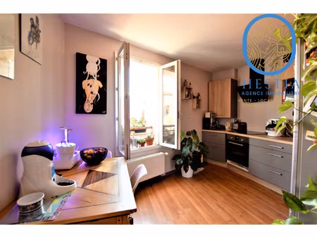 t3 duplex 69m2/ ou 75m2 hors carrez. moirans centre village.