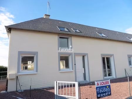 location maison 4 pièces 79.61 m² à la chapelle-en-juger (50570)  600 €