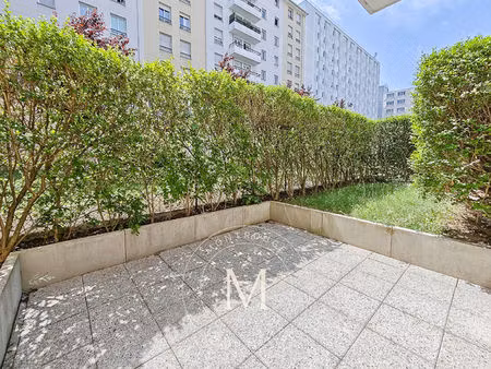 appartement montrouge 3 pièces - 72m²   terrasse  jardin  cave