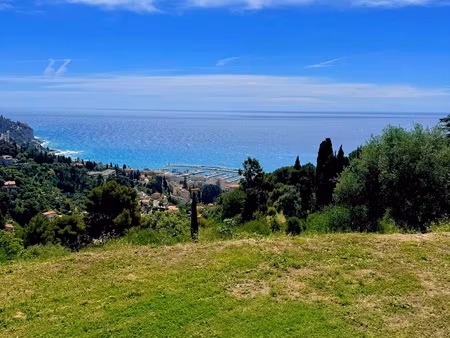 exclusivité - menton garavan - terrain constructible - vue m