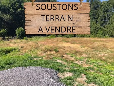 ? terrain constructible de 969m² à soustons – cadre naturel et proche du centre ?