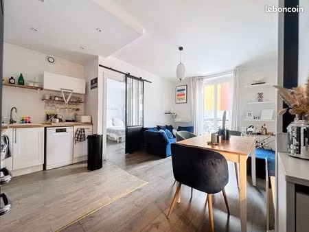 bel appartement t2 de 38 m² avec cave – calme absolu  lumineux & vendu meublé