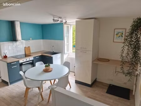 t3 de 62m2 meublé+ jardin de 200m2