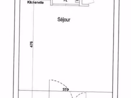 studio 1 pièce 25 m²