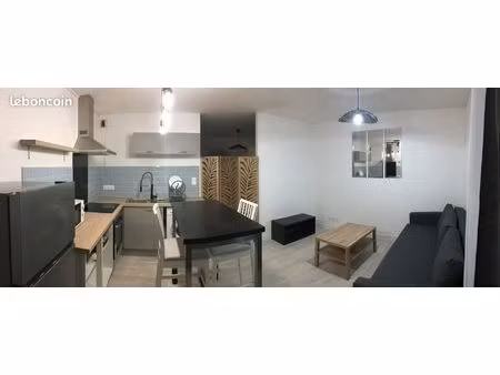 appartement t2 meublé 29m² – proche lisa (5 min) avec parking – libre de suite