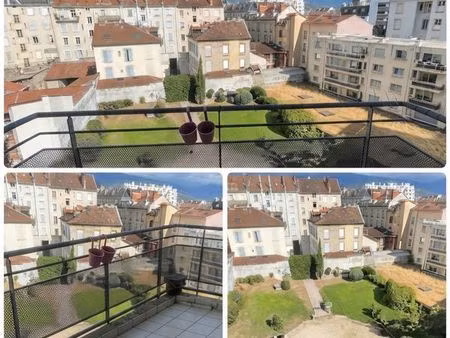 t1 bis entièrement rénové avec grande terrasse – grenoble centre / gare
