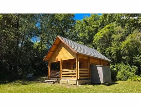 chalet dans camping en résidence secondaire