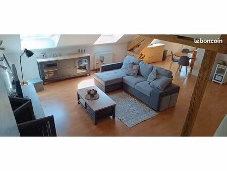 belfort – faubourg de france – appartement traversant de 80 m² carrez (120 m² au sol) avec