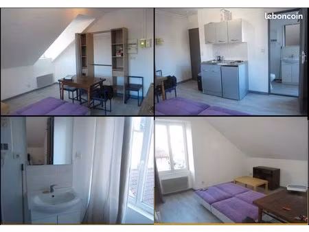 studio meublé 1pièce + salle de bains
