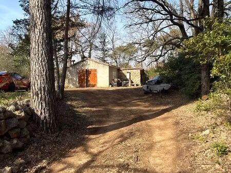 terrain avec cabanon