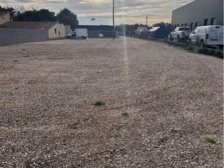 à vendre terrain 900 m 2 zone d’activité plaisance narbonne