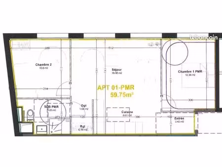 appartement 3 pieces verdun