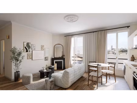 vente appartement 2 pièces 40 m² à paris 20ème (75020)  480 000 €