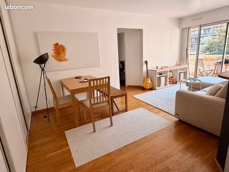 superbe t2 45m² + terrasse 10m² | standing & calme (proche la défense / métro 1)