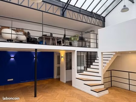 loft-bureau 130 m² rénové avec terrasse – bagneux (proche paris/périph)