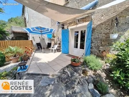maison de village en viager 3 pièces 70 m²
